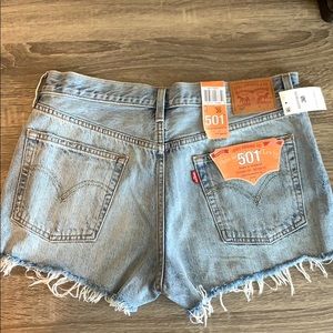 Levi Strauss 501 Jean shorts size 30. Paid $59.50